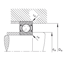 S 6004-C-2Z, ăȲYC  DIN 625-1 ˜ʵҪߴɂg϶ܷ