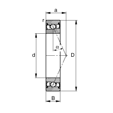 SS HSS71904-E-T-P4S, {(dio)(ji)Ɍb|  = 25ɂ(c)ܷǽ|ƹ