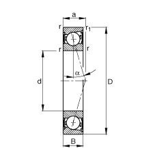 SS B71908-C-2RSD-T-P4S, {(dio)(ji)Ɍb|  = 15ɂ(c)ܷǽ|Ӈ