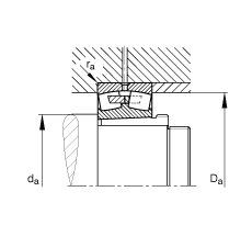 {ĝLS 23264-K-MB + AH3264G,  DIN 635-2 ˜ʵҪߴ, F׺ж